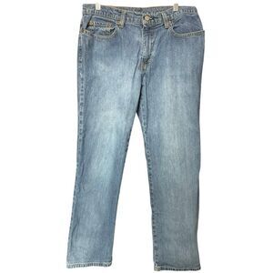 Ralph Lauren Saturday‎ Jean Straight Leg Classic Fit Denim Mid Rise Size 8x29
